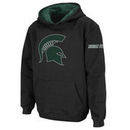 Michigan State Spartans Stadium Athletic Youth Big Logo Pullover Hoodie - Black