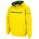 Oregon Ducks Stadium Athletic Youth Big Logo Pullover Hoodie - Yellow