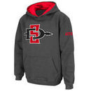 San Diego State Aztecs Stadium Athletic Youth Big Logo Pullover Hoodie - Charcoal