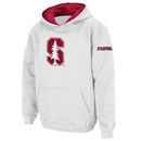 Stanford Cardinal Stadium Athletic Youth Big Logo Pullover Hoodie - White