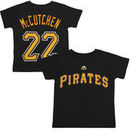Andrew McCutchen Pittsburgh Pirates Majestic Toddler Player Name and Number T-Shirt - Black