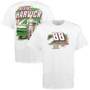 Kevin Harvick Checkered Flag Hunt Brothers Driver T-Shirt - White