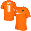 Brad Davis Houston Dynamo adidas Player Name & Number T-Shirt - Orange