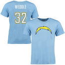 Eric Weddle San Diego Chargers Tri-Blend Name & Number T-Shirt - Light Blue