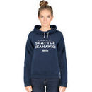 Seattle Seahawks Nike Women's Stadium Rally Funnel Pullover Hoodie - College Navy