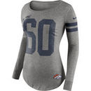 Denver Broncos Nike Women's Stadium Game Day Long Sleeve T-Shirt - Gray