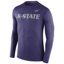 Kansas State Wildcats Nike Stadium Dri-FIT Touch Long Sleeve Top - Purple