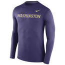 Washington Huskies Nike Stadium Dri-FIT Touch Long Sleeve Top - Purple