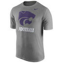Kansas State Wildcats Nike Sideline Legend Logo Performance T-Shirt - Heathered Gray