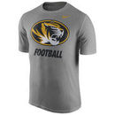 Missouri Tigers Nike Sideline Legend Logo Performance T-Shirt - Heathered Gray
