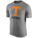 Tennessee Volunteers Nike Sideline Legend Logo Performance T-Shirt - Heathered Gray