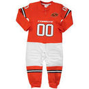 Oklahoma State Cowboys Toddler Long Sleeve Football Pajamas - Orange
