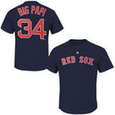 David Ortiz "Big Papi" Boston Red Sox Majestic Official Name and Number T-Shirt - Navy