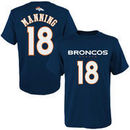 Peyton Manning Denver Broncos Youth Mainliner Name & Number T-Shirt - Navy Blue