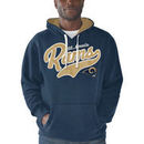 Classic St. Louis Rams G-III Sports by Carl Banks The Wild Card Pullover Hoodie - Navy