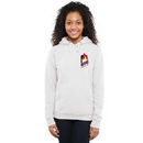 UIC Flames Women's Chest Hit Pullover Hoodie - White