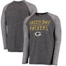 Green Bay Packers Majestic Conquest Double Face Slub Long Sleeve Thermal T-Shirt - Black