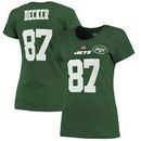 Eric Decker New York Jets Majestic Women's Fair Catch V Name & Number T-Shirt - Green