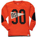 Oklahoma State Cowboys Wes & Willy Youth Pennant Jersey Long Sleeve T-Shirt - Orange