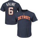 Al Kaline Detroit Tigers Majestic Cooperstown Player Name & Number T-Shirt - Navy Blue