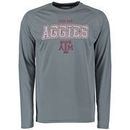 Texas A&M Aggies Majestic Beast 2 Fusion Fit Long Sleeve T-Shirt - Gray