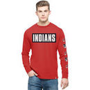 Cleveland Indians '47 Crosstown Team Long Sleeve T-Shirt - Red