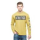 Oakland Athletics '47 Crosstown Team Long Sleeve T-Shirt - Yellow