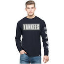 New York Yankees '47 Crosstown Team Long Sleeve T-Shirt - Navy
