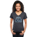 Old Dominion Monarchs Women's Classic Primary Tri-Blend V-Neck T-Shirt - Navy