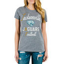 Jacksonville Jaguars Junk Food Women's Touchdown Tri-Blend T-Shirt - Steel