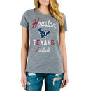Houston Texans Junk Food Women's Touchdown Tri-Blend T-Shirt - Steel