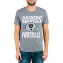 Oakland Raiders Junk Food Touchdown Tri-Blend T-Shirt - Gray
