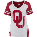 Oklahoma Sooners Women's Presidio V-Neck T-Shirt - Crimson