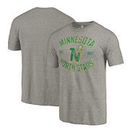 Minnesota North Stars Rinkside Heritage Tri-Blend T-Shirt - Gray
