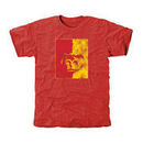 Pittsburg State Gorillas Classic Primary Tri-Blend T-Shirt - Red