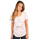 Texas A&M Aggies Women's Dolman Tri-Blend T-Shirt - Heathered White