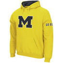 Michigan Wolverines Stadium Athletic Big Logo Pullover Hoodie - Yellow