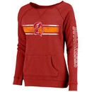 Tampa Bay Buccaneers NFL Pro Line Women's Vintage Pocket Boatneck Sweatshirt - Red