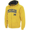 Michigan Wolverines Stadium Athletic Arch & Logo Full Zip Hoodie - Yellow