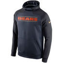 Chicago Bears Nike Championship Drive Gold Collection Hyperspeed Performance Pullover Hoodie - Navy
