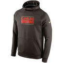 Cleveland Browns Nike Championship Drive Gold Collection Hyperspeed Performance Pullover Hoodie - Brown