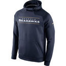 Seattle Seahawks Nike Championship Drive Gold Collection Hyperspeed Performance Pullover Hoodie - College Navy