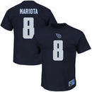 Marcus Mariota Tennessee Titans Majestic Big & Tall Eligible Receiver Name and Number T-Shirt - Navy