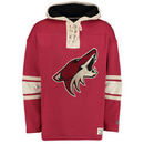 Arizona Coyotes Old Time Hockey Lacer Heavyweight Pullover Hoodie - Garnet