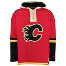 Calgary Flames Old Time Hockey Lacer Heavyweight Pullover Hoodie - Red