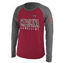 South Carolina Gamecocks Colosseum Spotter Lightweight Long Sleeve Henley T-Shirt - Garnet/ Heather Gray