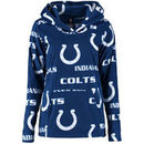 Indianapolis Colts Concepts Sport Women's Facade Long Sleeve Hooded Pajama Top - Royal