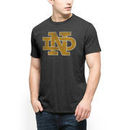 Notre Dame Fighting Irish '47 Team Lettering Distressed Vintage Scrum T-Shirt - Charcoal