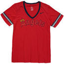 Los Angeles Angels Nike Women's Cooperstown Ballpark Fan T-Shirt - Red