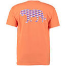 Clemson Tigers Mascot Pattern Comfort Colors T-Shirt - Orange